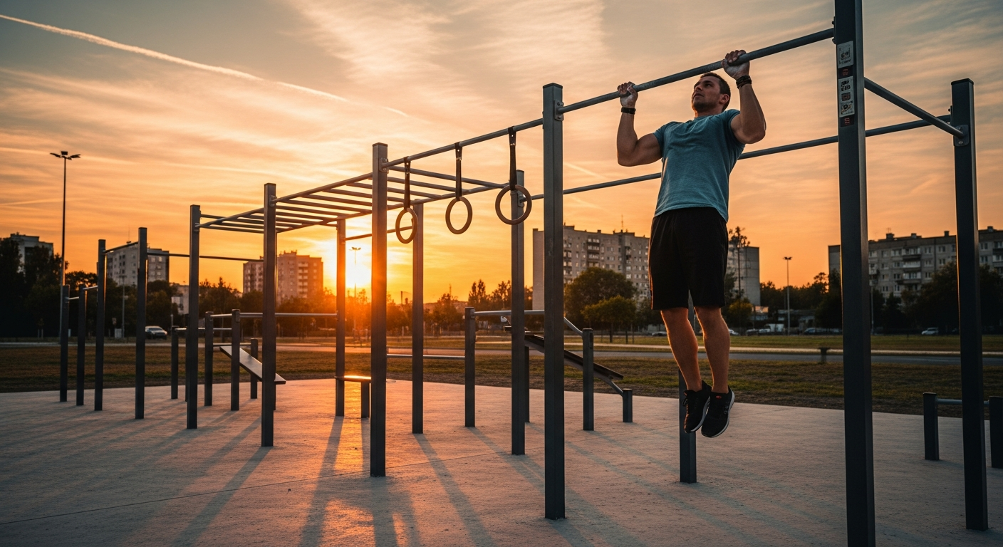 Curtis Playground Calisthenics Area - Generic calisthenics park image